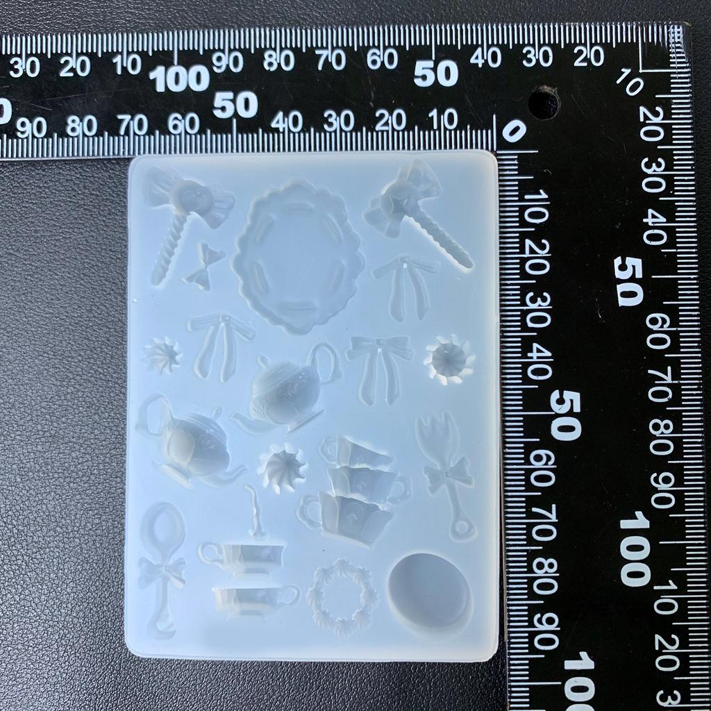 Flexible Reusable Silicone Craft Molds For Resin Jewelry Making And Mini Dessert Decorations