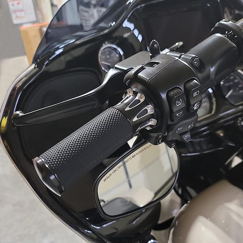 1" Electronic Throttle Grip Street Glide Flhx Handlebar Grips for Harley Road Glide Roadking 08-19