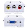 Mini AV2VGA Video Converter Convertor Box AV RCA CVBS To VGA Video Converter Conversor with 3.5mm Audio To PC HDTV