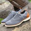 Men's lace-up business casual shoes lightweight non-slip soft-soled formal shoes wide-soled Europe