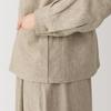 MUJI Wool Blend Shirt Size BG1QZA4A Women's Jacket, Beige, L,