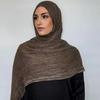 Muslim Woman Cotton Rayon Hijab Scarf Fashion Viscose Headband Muslim Hijabs Shawls Lady Long Wrap Islam Turban Headscarf
