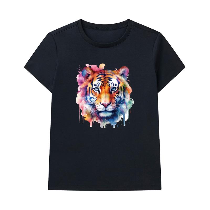 Cool Tiger Iron-On Transfers For Clothing New Diy Garment Accessory Heat Transfer Washable Thermal Patches Decals