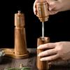 Ceramic Core Pepper Grinder Adjustable Particle Size Spice Mill Bottle  Restaurant