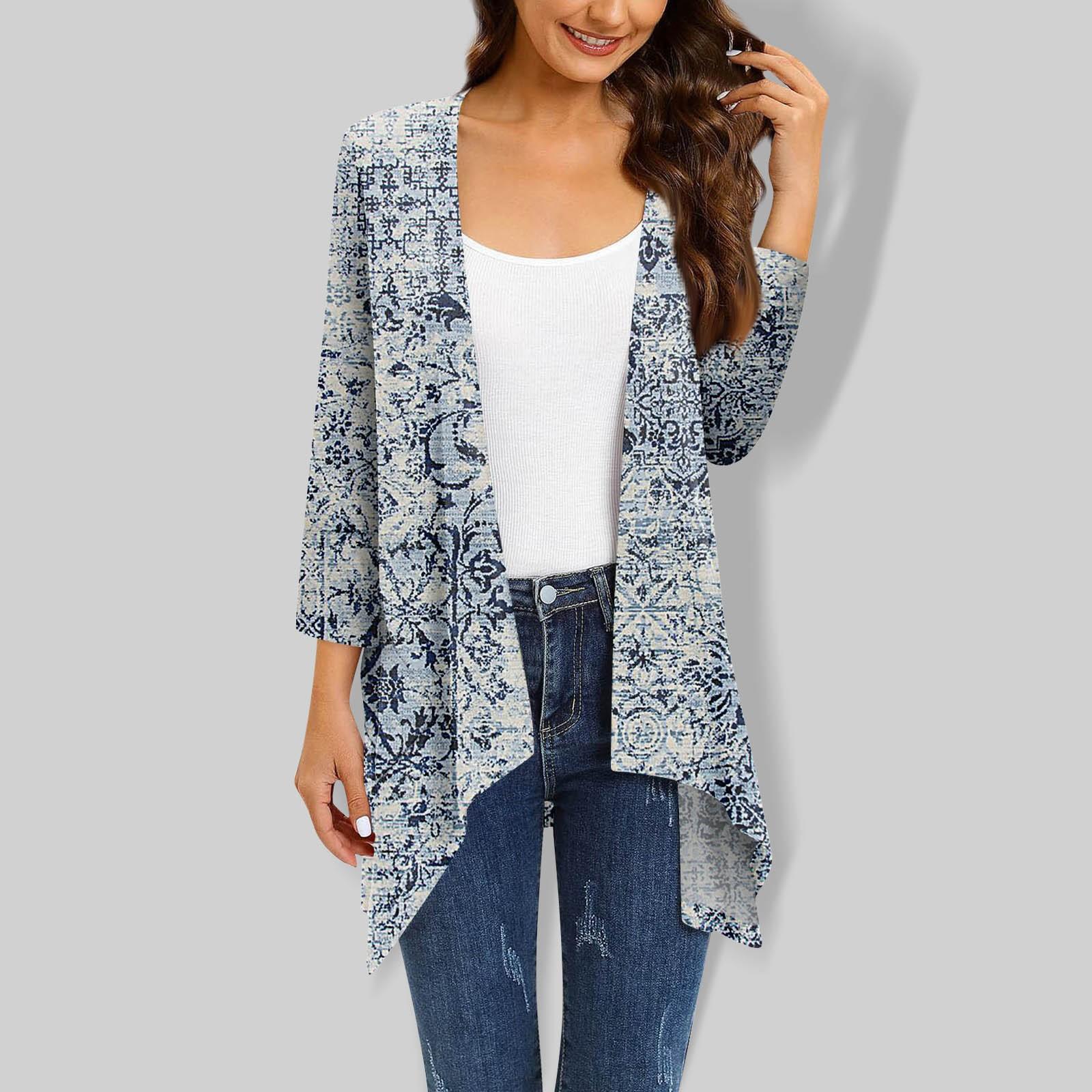 Женский топ с рукавом 3/4 в стиле ретро — фото 12