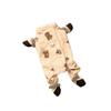 Warm Winter Pet Full-Body Coverall Dogs Cats Anti-Dust Fleece Outfit With Leash Hole