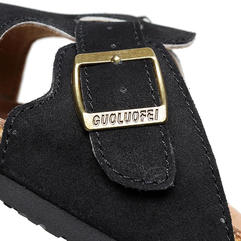 Fashion Men's Slippers Summer New Style Trend Cork Slippers Anti Slip Sandals Versatile Beach Slippers Flip Flops Big Size 40-46