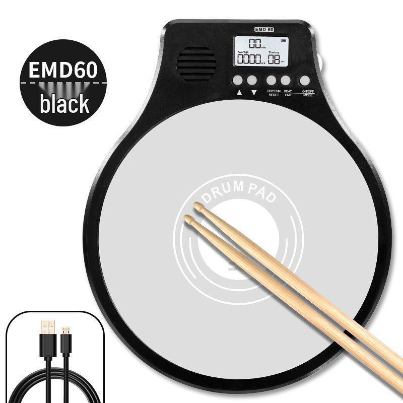 Yinuo Silent Drum Practice Set with Rack & Metronome