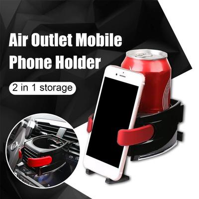 Car Outlet Air Vent Mount Can Holder Water Drinking Bottle Bracket Stand Rack Cup Insert Car Accessory Holder Vents Cup Veh W8i1