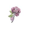 VENDOME BOUTIQUE Purple Rose Brooch with Amethyst VBRV6146 AM Elegant Jewelry Gift for Ceremonies