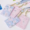 Kawaii Sakura Kartenhalter Lanyard Fotokarten ID Visitenkartenhalter Tragbares Kartenetui Koreanisches Briefpapier Bürobedarf
