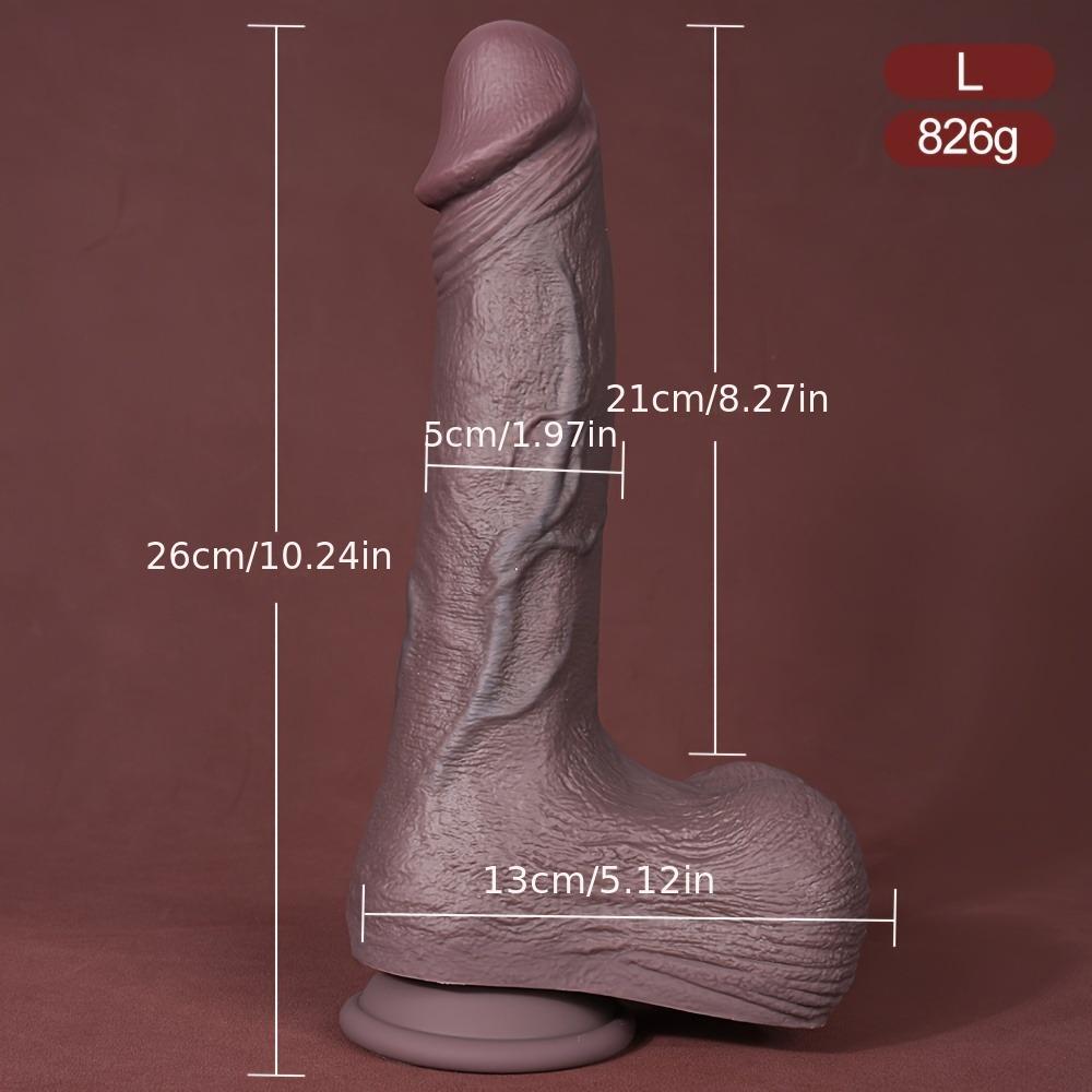 Silikonové dildo pro muže, masturbátor, realistická sexuální hračka pro dospělé, anální špunt, vibrační bod G, 12 palců – zvýší vaše potěšení a sebevědomí