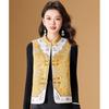 Meilan Ni New Chinese Style Padded Jacquard Vest