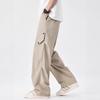 Ice silk quick-drying tooling pants boys summer thin loose design straight charging pants