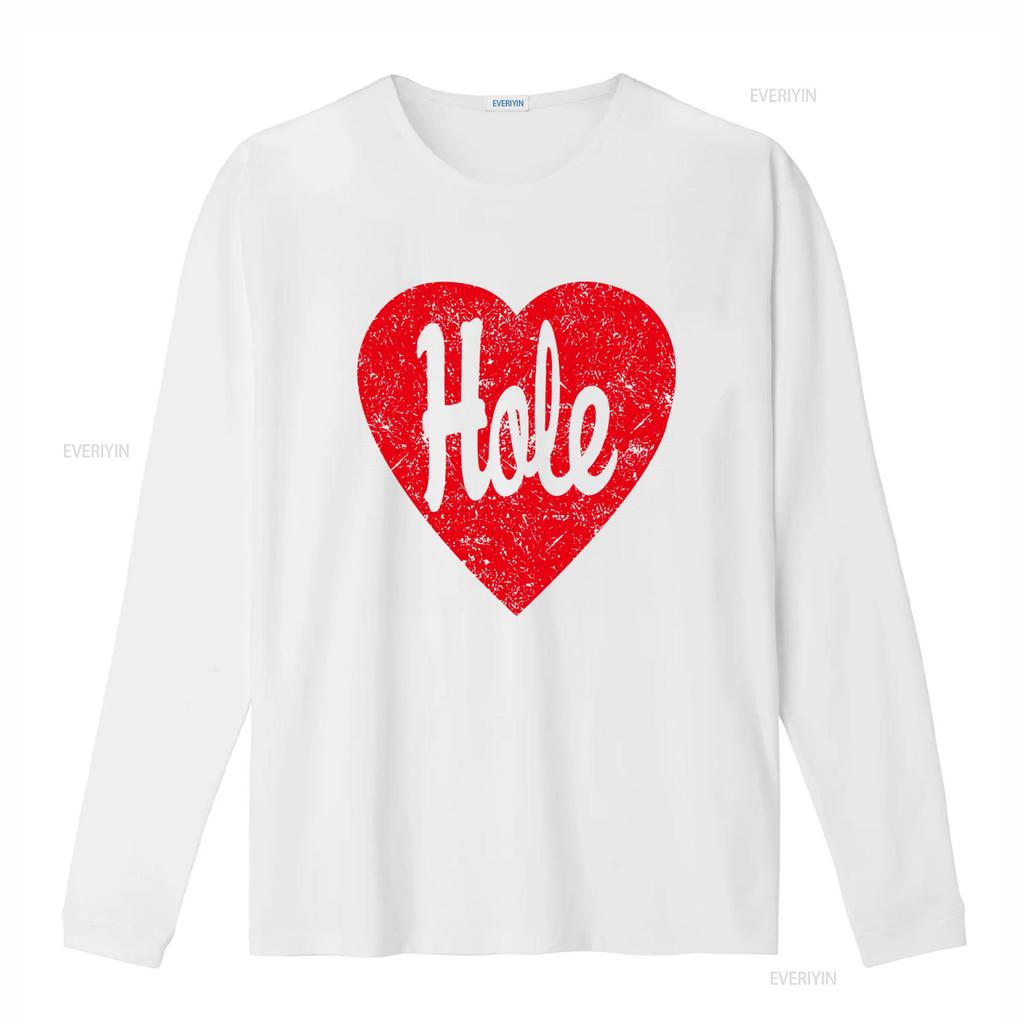 Hole Alt Rock Band Vintage Red Heart Logo T Shirt American Alternative Grunge Music Group Concert Tour vintage Washed