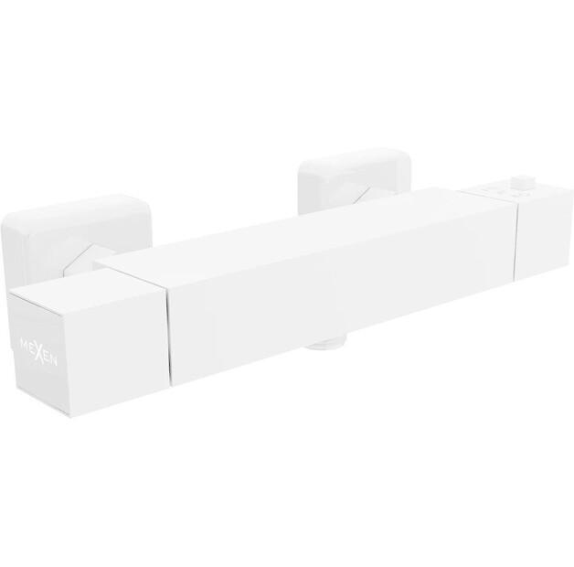 

Смеситель Mexen Cube Белый 77200-20