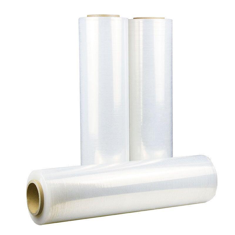 50cm Transparent PE Cling Film Roll - Industrial Stretch Food Wrap