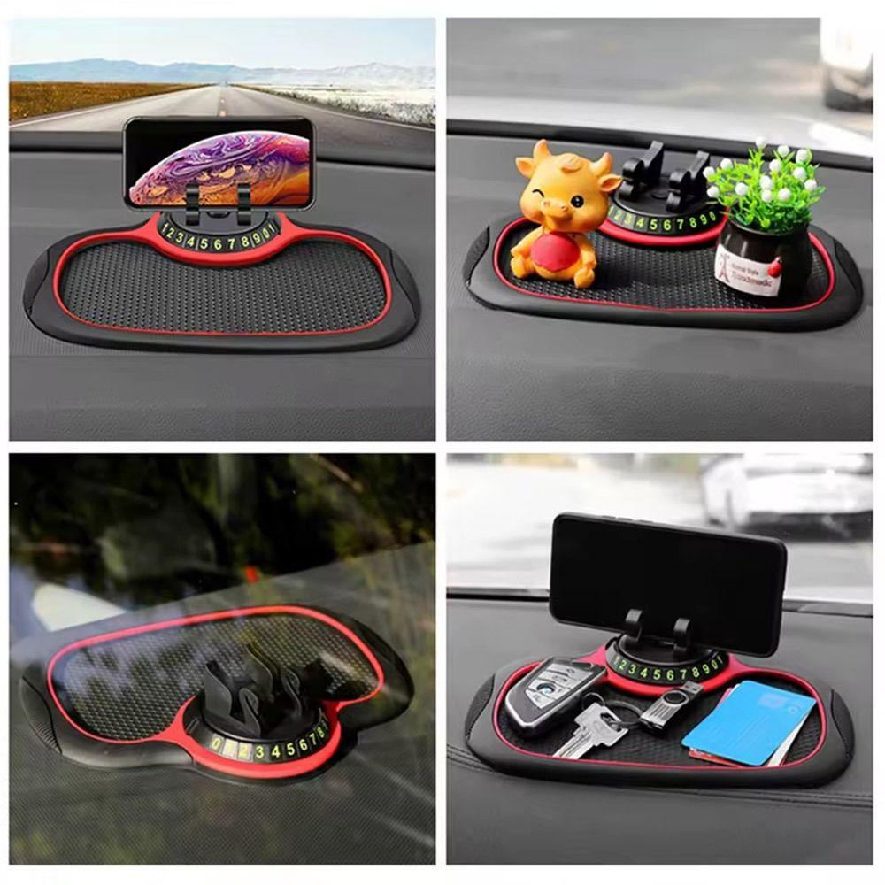 Car Interior Accessories Non Slip Car Anti-Slip Mat 360° Rotation Multifunctional Sticky Anti Slide Dash Phone Mount Car Pad Mat