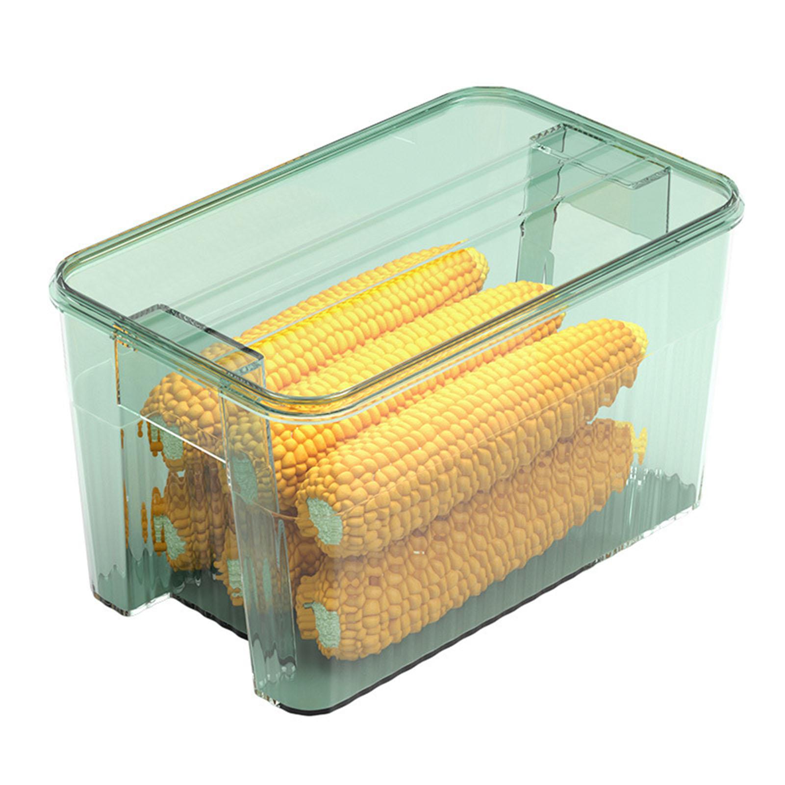 

Fridge Storage Box Space Saving Refrigerator Food Vegetable Fruit Storage Containers with Lid for