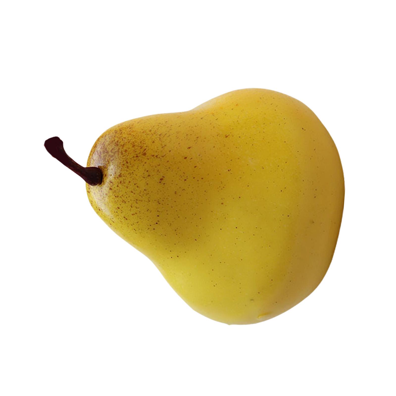 

Реалистичная искусственная груша для украшения дома и магазина, декоративная имитация фруктов для кухни или столовой 1