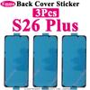 3pcs Waterproof Sticker For Samsung S23 Ultra S21 S22 S24 S25 Plus S26 Rear Back Door Housing Cover Seal Frame Adhesive Glue