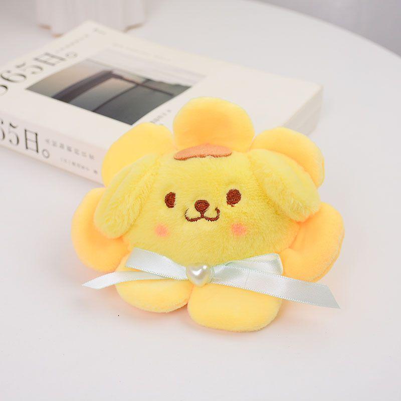 Adorable Kuromi Hello Kitty Pompompurin My Melody Plush Toy Keychain Gift Purin