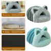 Winter Warm Long Plush Pet Cat Nest House Warm and Comfortable Suitable for Small To Medium Cats and Dogs Mat Animals Sleeping