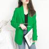 2025 Korean Style Women's Chic Casual Loose Long Sleeve Suit Top for Spring and Autumn