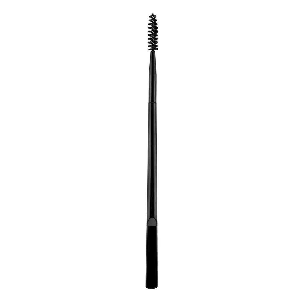 Double head double head eyebrow glue brush/eyelash roll can be dug powder milk eyebrow brush can be bent spiral eyebrow brush