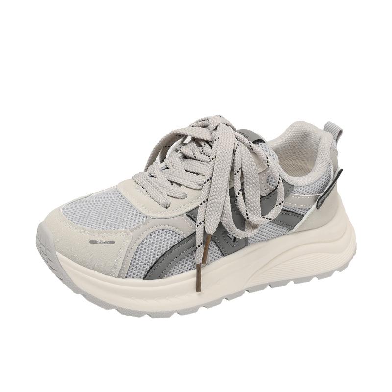 Thick-soled Small Dad Shoes Female Students Autumn New Light Luxury Casual Fashion Heightening Sports Shoes
