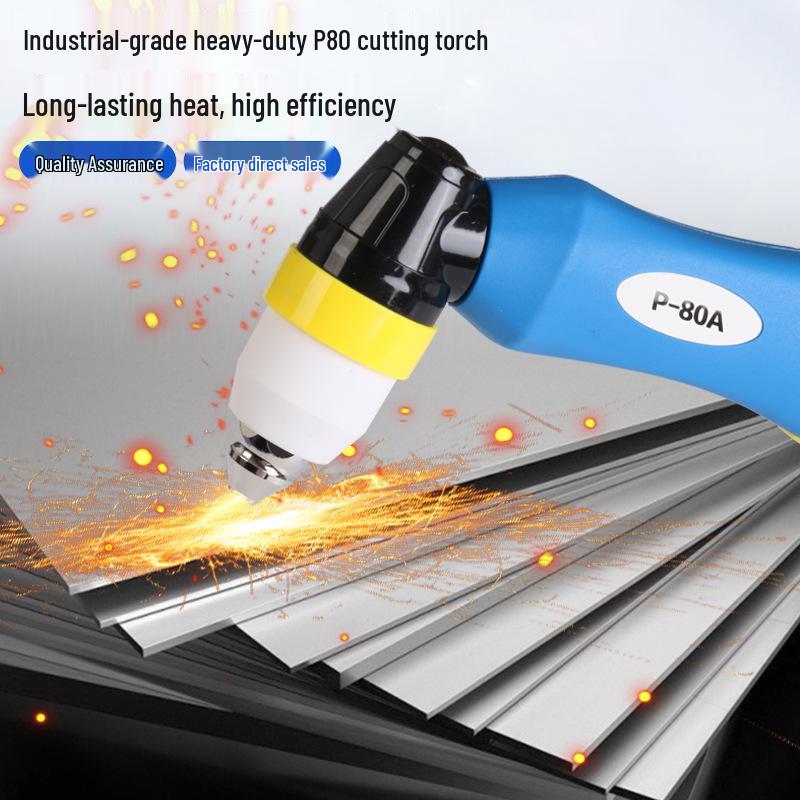 Głowica palnika plazmowego P80: LGK80/100/120, Rękojeść prosta, Kółko prowadzące, Klucz w zestawie