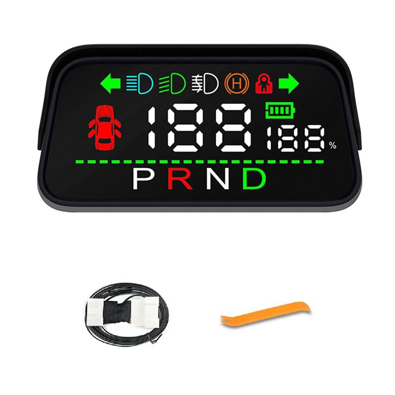 

Car Head-Up Smart Display Air Code Meter LCD Instrument HUD Car Replacement Spare Parts For Tesla Model 3 Y NONE чёрный