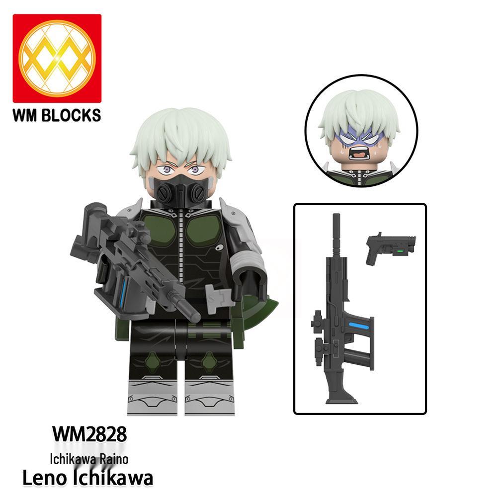 WM6197 Cartoon Anime Monster #8 Building Block Figure Toy