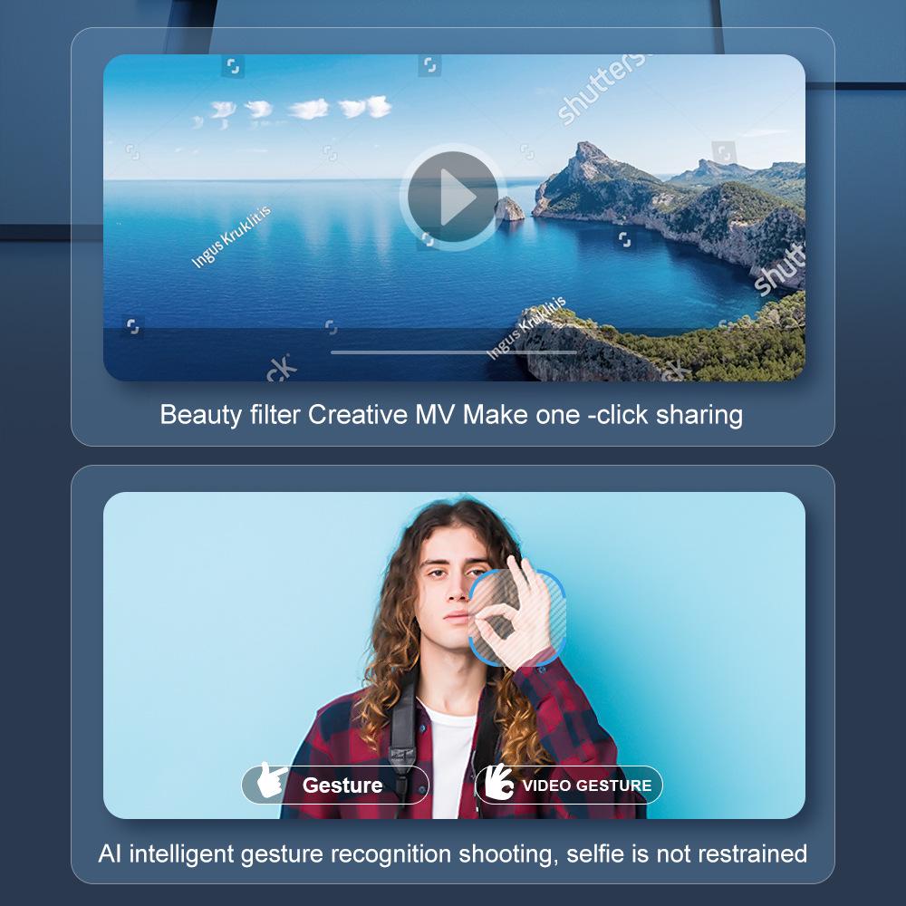 F169 Foldable 8K Dual Camera Drone with Optical Flow Positioning and Remote Control for Aerial Photography