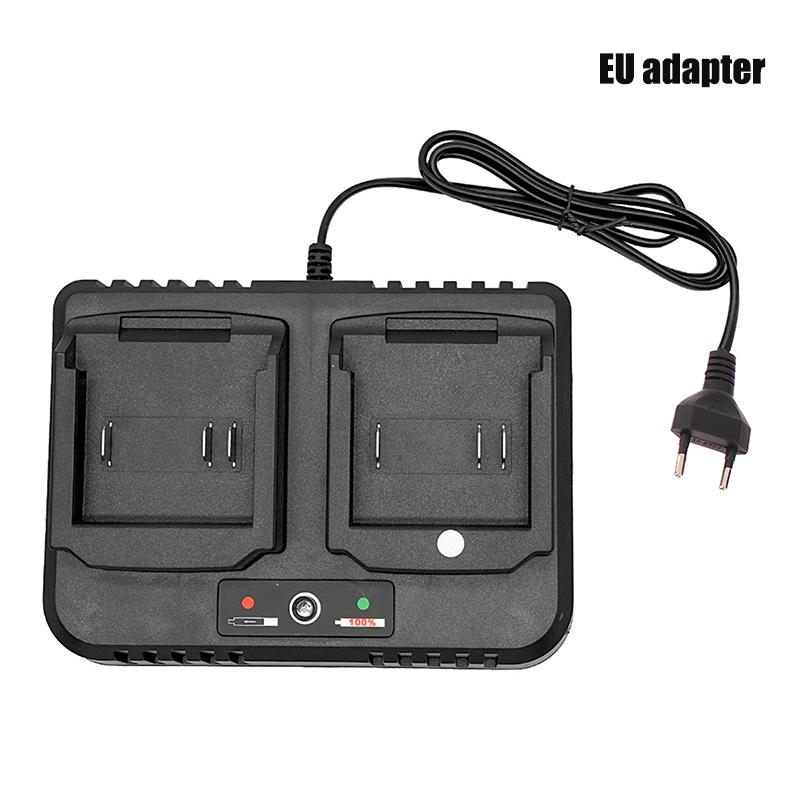 Two-Seater Battery Charger 2.0A Replacement For 18V 21V Li-Ion Bl1415 Bl1420 Bl1815 Bl1830 Bl1840 Bl1860 Electric Drill Grinder