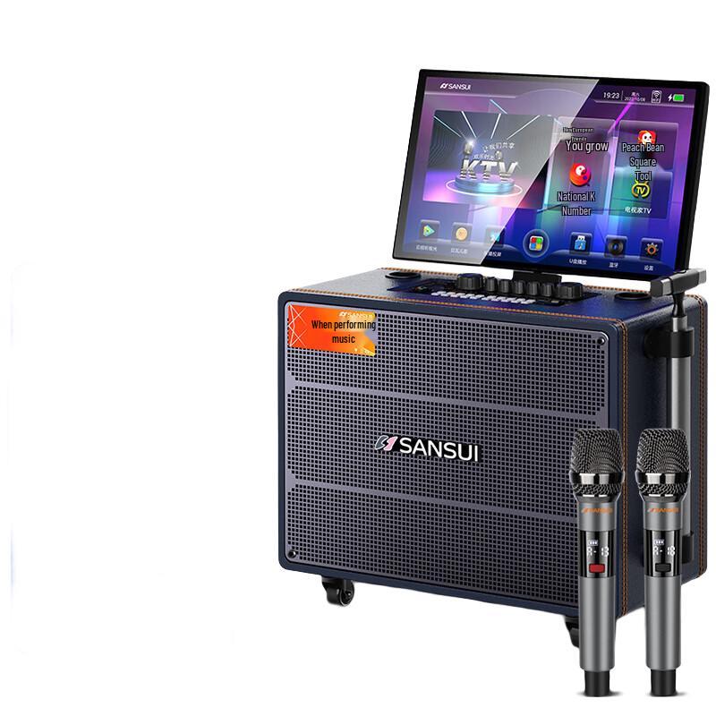 Shanshui Q129 Portable Outdoor KTV Speaker with Display