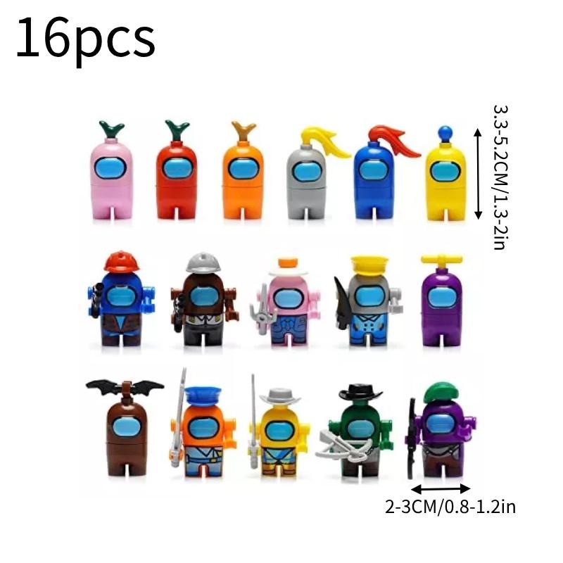 

Мини-конструктор 16 шт. блоки игрушка украшение комнаты коллекция для детей подарок