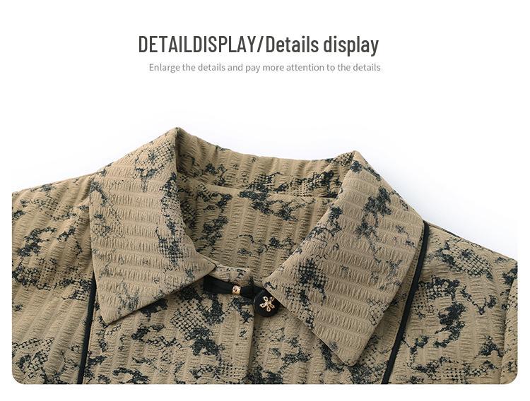 2025 Vintage-Inspired Spring Jacket for Women 50s-60s: Fashionable Outerwear for Middle-Aged and Seniors