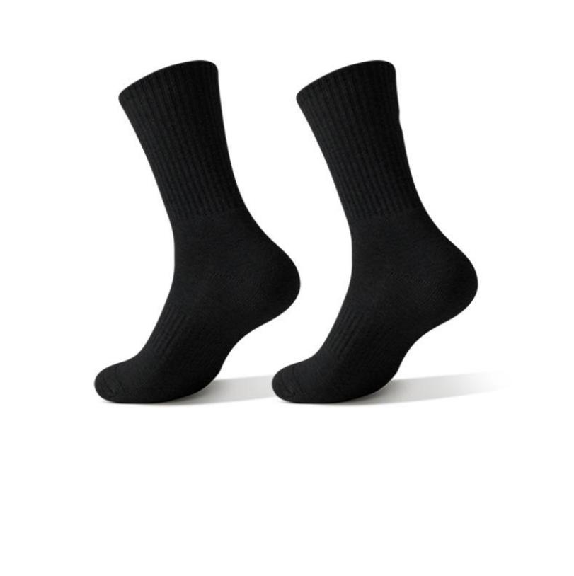 Pánské ponožky Prodyšné dlouhé ponožky jednobarevné outdoorové sportovní ponožky