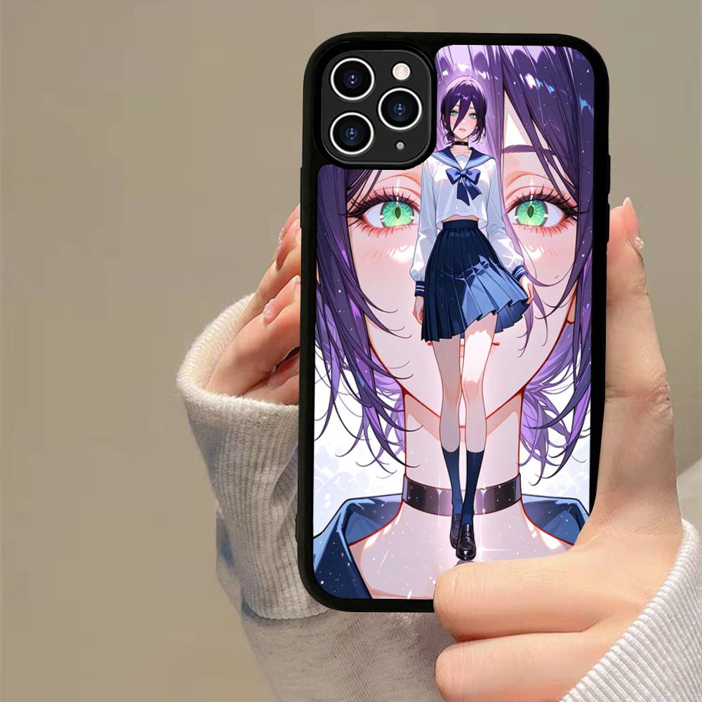 Chainsaw Man The Movie Reze Arc For iPhone 17 16 15 14 13 12 11 Mini Pro Max Plus PC+TPU Back Phone Cover