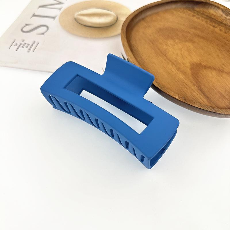 Matte Square Retro Acrylic Hair Claw Clip for Women