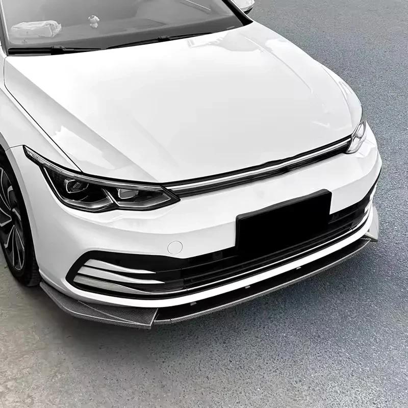 Adjustable 5Pcs Sectional Front Spoiler Lip For Citroen C4 LC B7 2004-2018 Front Bumper Splitter Car Exterior Sport Body Kit