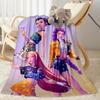 K-pop Demon Squad Blanket Durable Comfort Suitable for Sofa Office Livingroom for All Occasions Modern Style