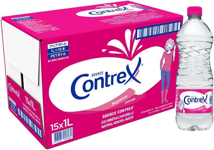 

Минеральная вода Cont rex 15 бутылок обычный импортный продукт 1.0л