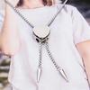 Versatile Stainless Steel Necklace With Heart Shaped Sliding Pendant For Formal And Casual Event Comfortable Design