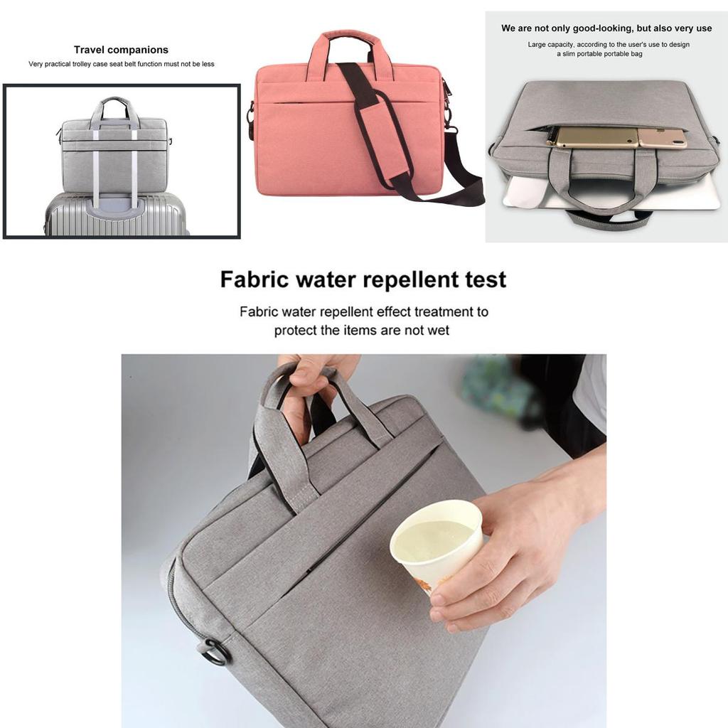Fashion Light Laptop Bag With Single Shoulder Strap In Premium Anti-scratch Oxford Material