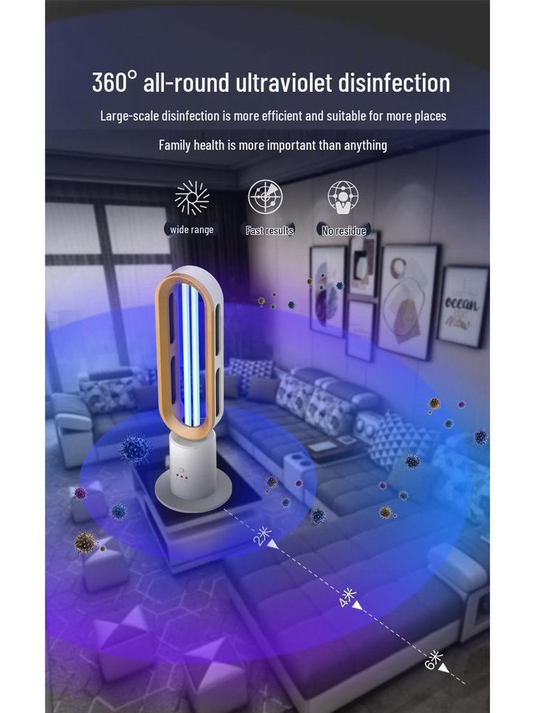 Ultraviolett-Ozon-Desodorierungslampe - Hocheffizienter mobiler Reiniger