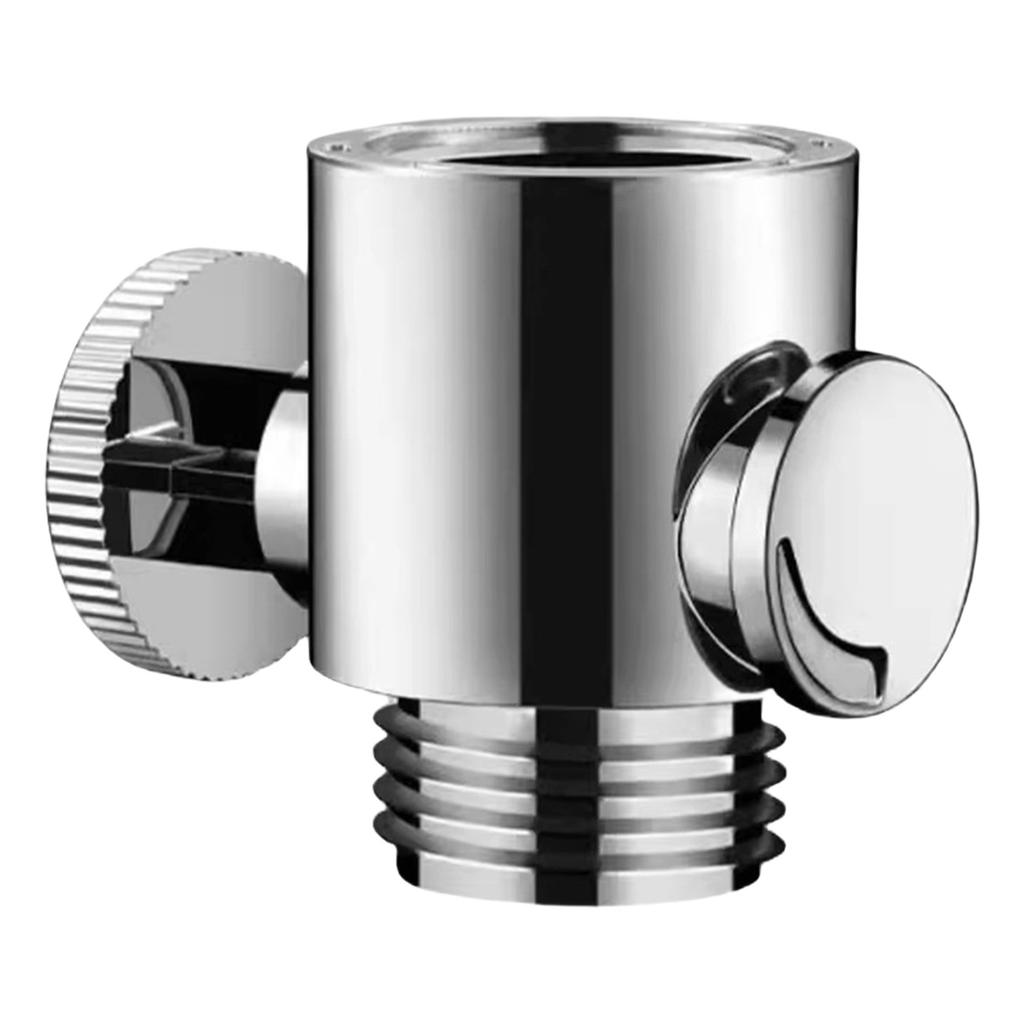 Sturdy Plastic G1/2Inch Shower Shut Valves Button Type for Water Flows Control in Shower Arm and Hose or Bidet Sprayer