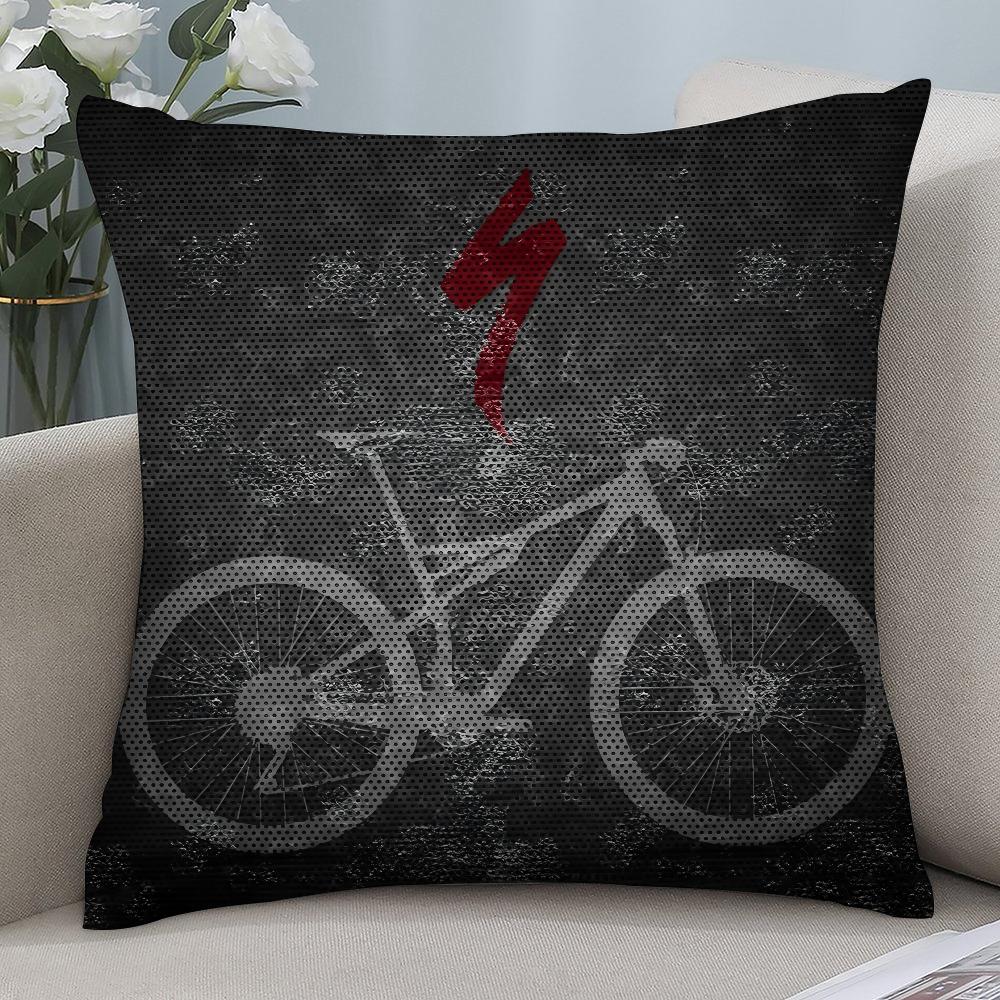 

S-SpecializedS mountain bike Pillow Case Short Plush Pillow Covers Sofa Decorative Gift Home Double-sided Printing Cushion Cover 16x16Inch