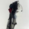 Classical Rose Pattern Hair Accessories Resin Plastic Barrettes Securely Hold Headpiece Props For Active Adults Girls